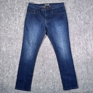 Travis Mathew Featherweight Jeans Mens 34x31 Blue Denim Stretch Lightweight